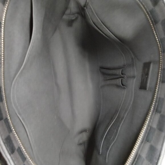 (S6) Louis Vuitton Business Bag Black Damier Graphite - Picture 5 of 8